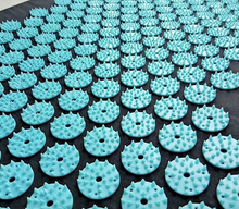 Load image into Gallery viewer, Pin & Flo Deluxe Acupressure Mat with Pillow