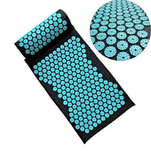 Load image into Gallery viewer, Pin & Flo Deluxe Acupressure Mat with Pillow